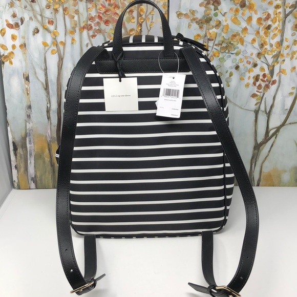 NWT Kate Spade Large Bradley blackmulti backpack - Picture 4 of 6